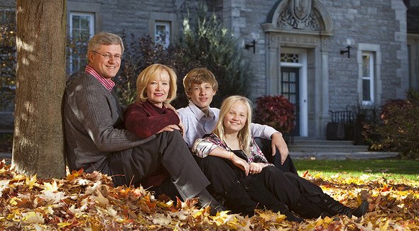 Prime Minister Stephen Harper and Family, photo source: http://www.pm.gc.ca/eng/pm.asp?featureId=7