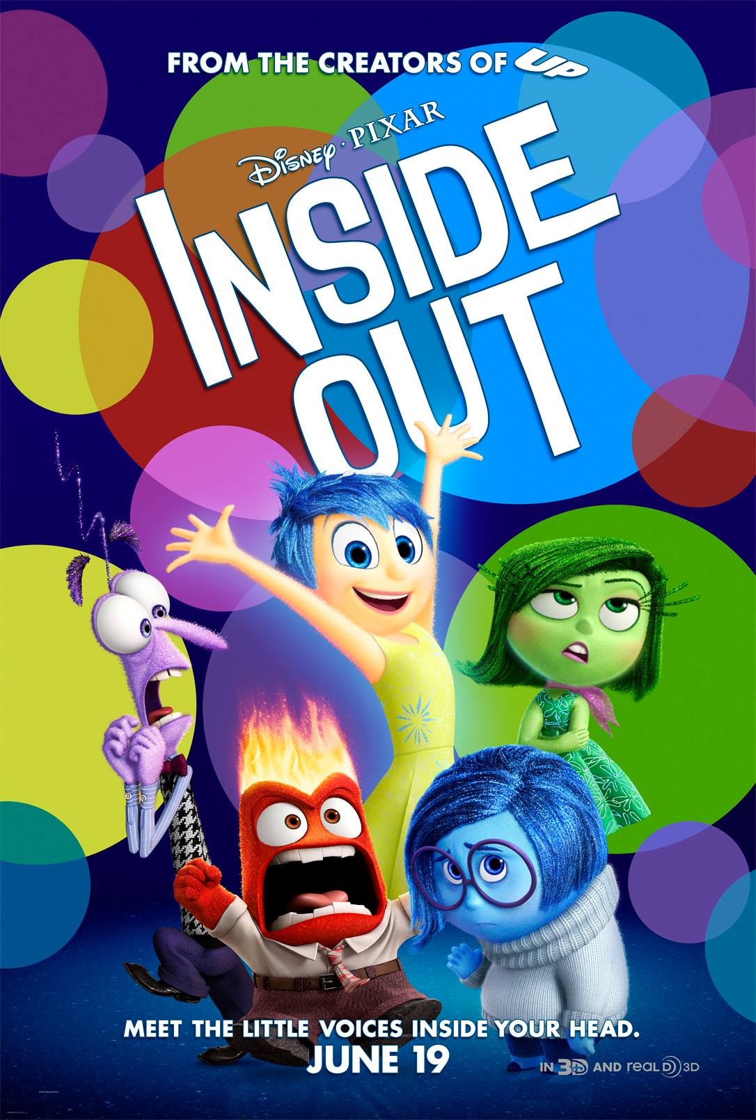 Inside Out (2015) Movie Poster Google image from http://www.fatmovieguy.com/disney-pixars-inside-out-trailer-2-and-movie-poster/