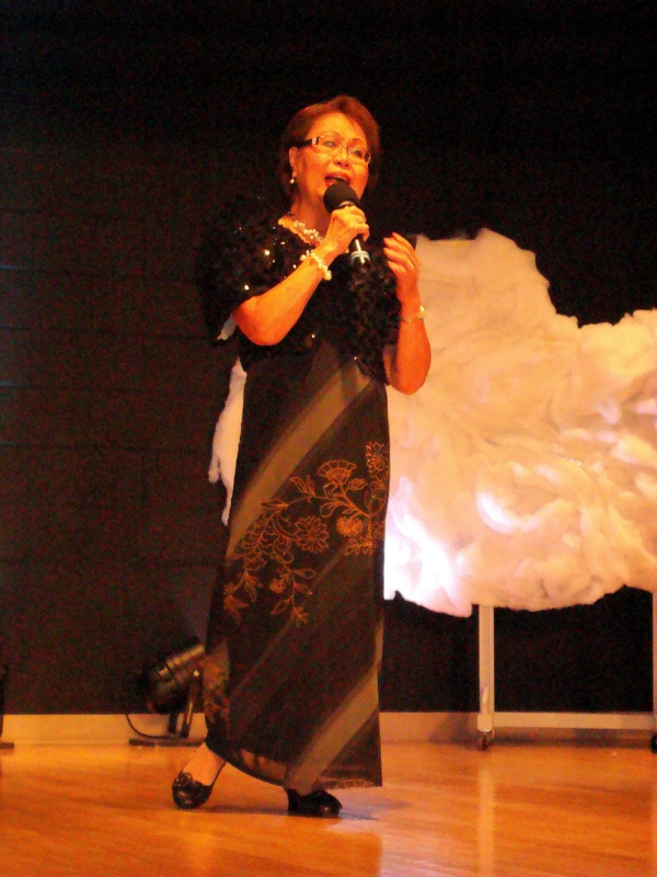 Vangie Allasid sings a Filipino Love Song
