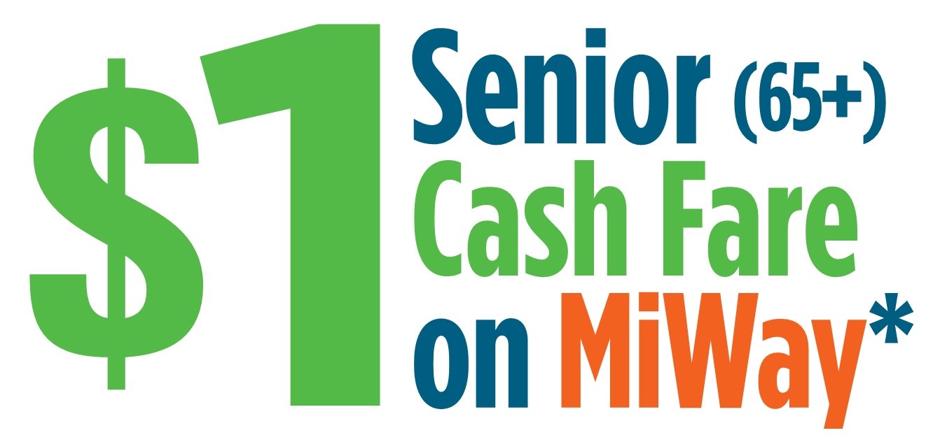 $1 Seniors Fare Google image adapted from http://www7.mississauga.ca/Departments/Rec/older-adult/docs/news_oa_Recreation-eNews.pdf