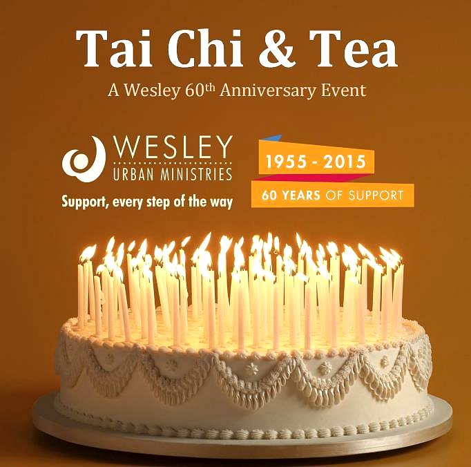 Tai Chi and Tea Wesley Urban Ministries 60 Years of Support image from http://wesley.ca/wesleys-60th-anniversary/