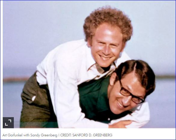 Art Garfunkel and Sandy Greenberg around age 20