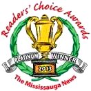 Palisades on the Glen Mississauga News Readers' Choice Award Platinum Winner 2013 image from Palisades September 2014 flyer