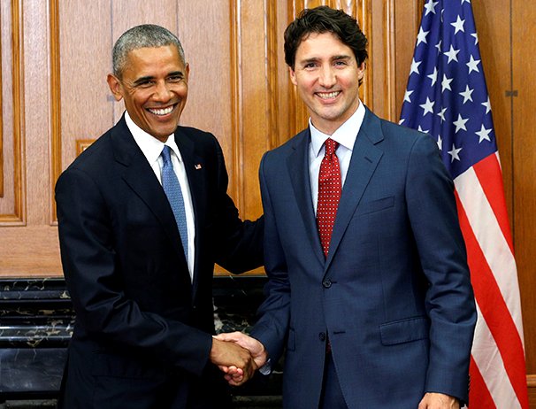 President Barack Obama with Prime Minister Justin Trudeau in Ottawa Canada 29 June 2016 Google image from http://www.macleans.ca/wp-content/uploads/2016/06/MAC28_OBAMA_OTTAWA_POST9.jpg