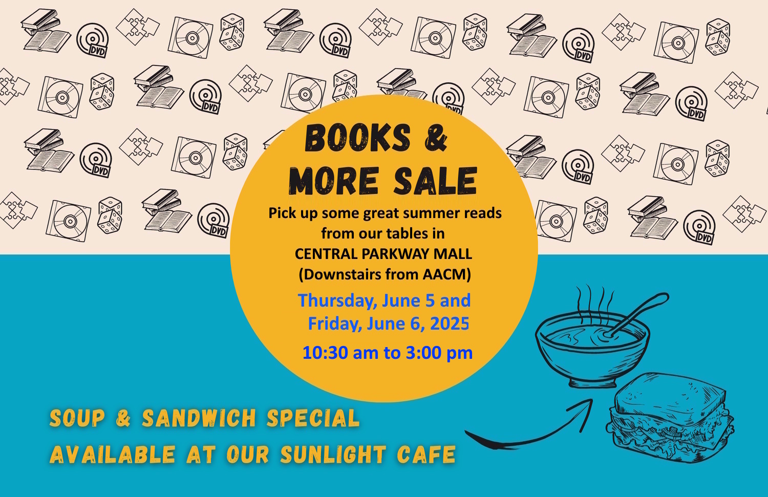 Books & More Sale at Active Adult Centre of Mississauga