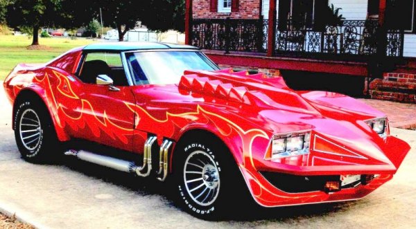 Corvette Summer Car Monstrosity Google image from http://www.superfly-autos.com/features/star-wars-cast-what-cars-did-they-roll-in/