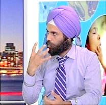 Dr. Ampreet Singh, OD, Mississauga ON 10 July 2016, image from YouTube video,  In focus # 164 | Dr. Ampreet Singh, Optometrist