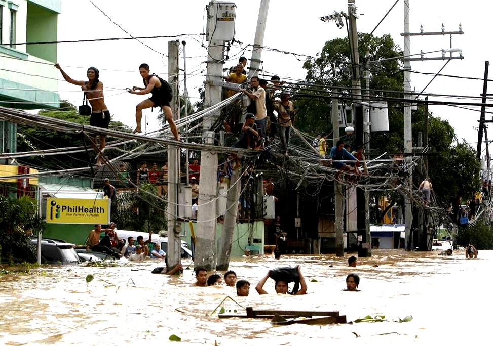 Flood in the Philippines 26 September 2009 Google image from http://3.bp.blogspot.com/-IWtLiEFUPmU/Toc7GYdVBjI/AAAAAAAAC3I/6cRaegAwrO4/s1600/manila-philippines-flood-welcome-to-the-jungle-post-wiring-bride-funny-photos-pinoy.jpg