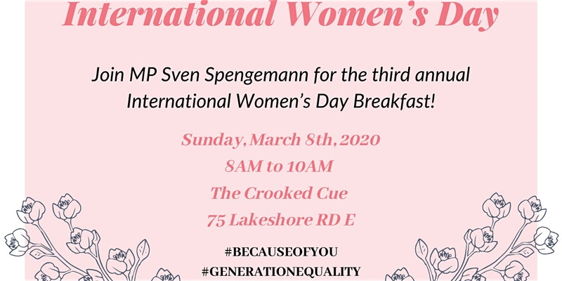 3rd Annual International Women's Day Breakfast Google image from https://www.eventbrite.ca/e/international-womens-day-breakfast-tickets-96094879371