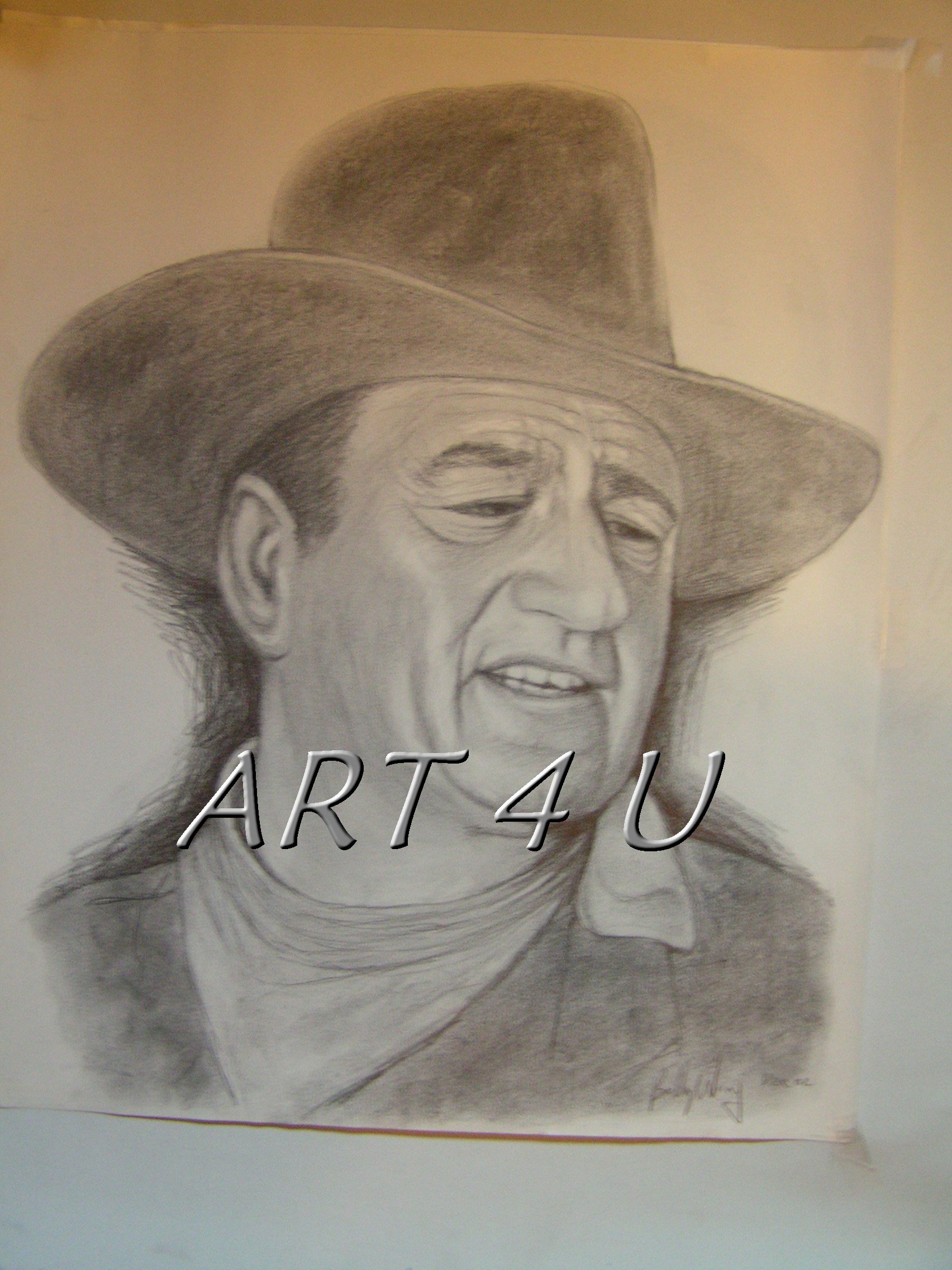 Portrait John Wayne