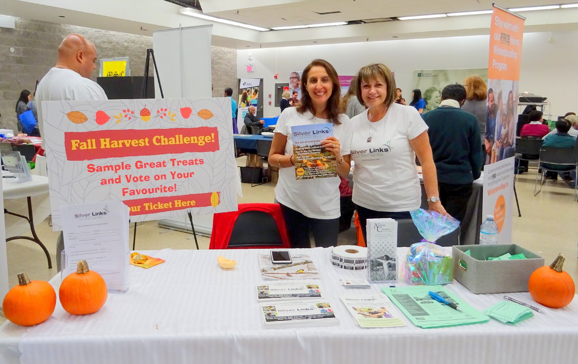 Karen Sibal and Rose Bilak of Silver Links at Better Living Expo, 25 Oct 2018