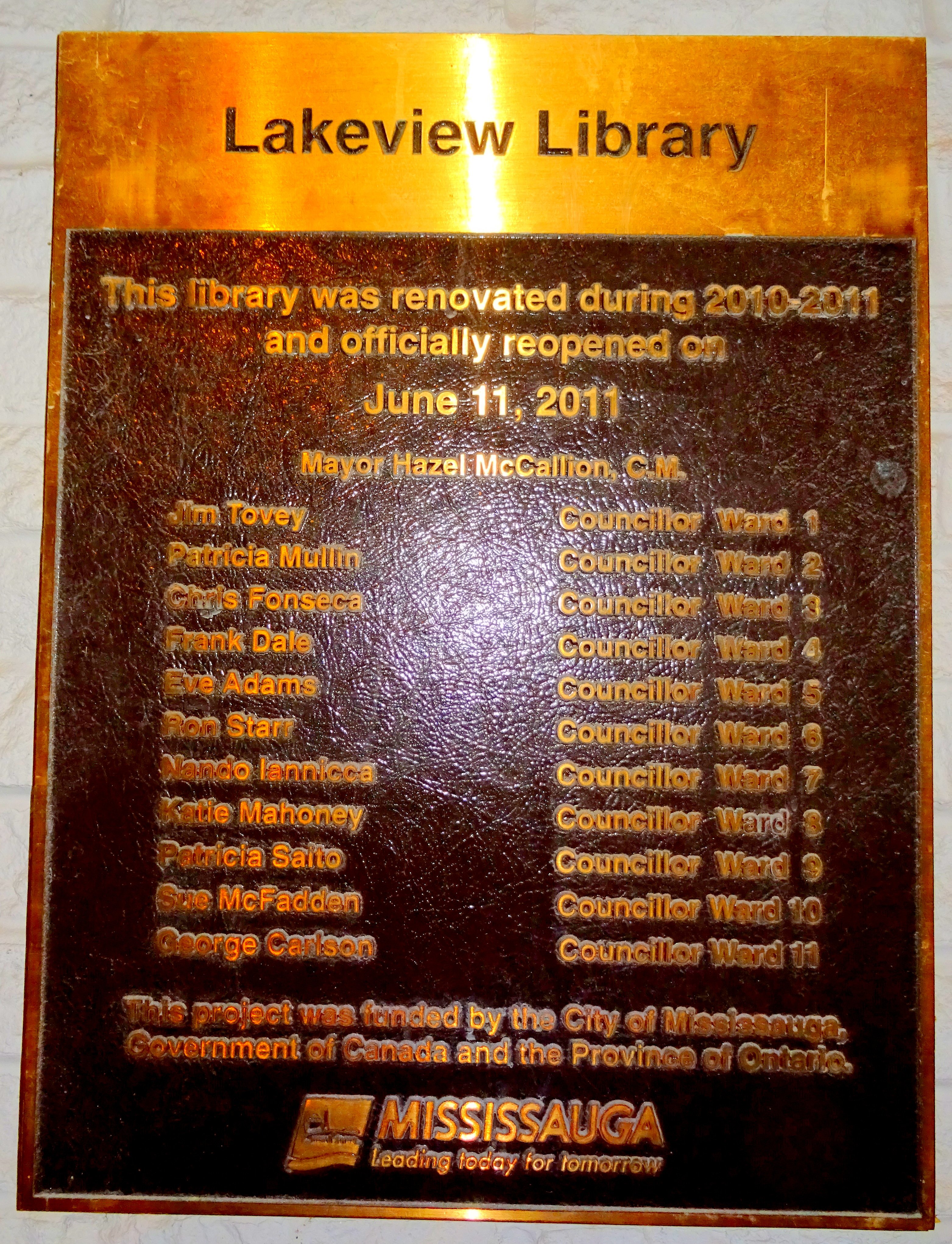 Lakeview Library plaque 11Jun2011, photo by I Lee 16Nov2016 It's 11pm. Do You Know Where Your Website Is? Bloomtools.