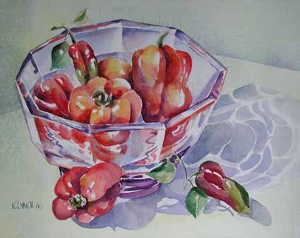 Kathleen Lynch: Artist: Red Peppers image from http://www.artists.ca/gallery/lynch.html