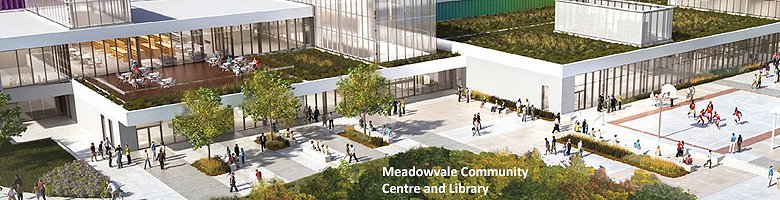 Meadowvale Community Centre and Library Google image from http://www.mississauga.ca/portal/residents/meadowvalelibrary