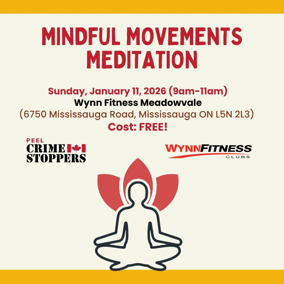 Mindful Movements Meditation image source: Peel Crime Stoppers