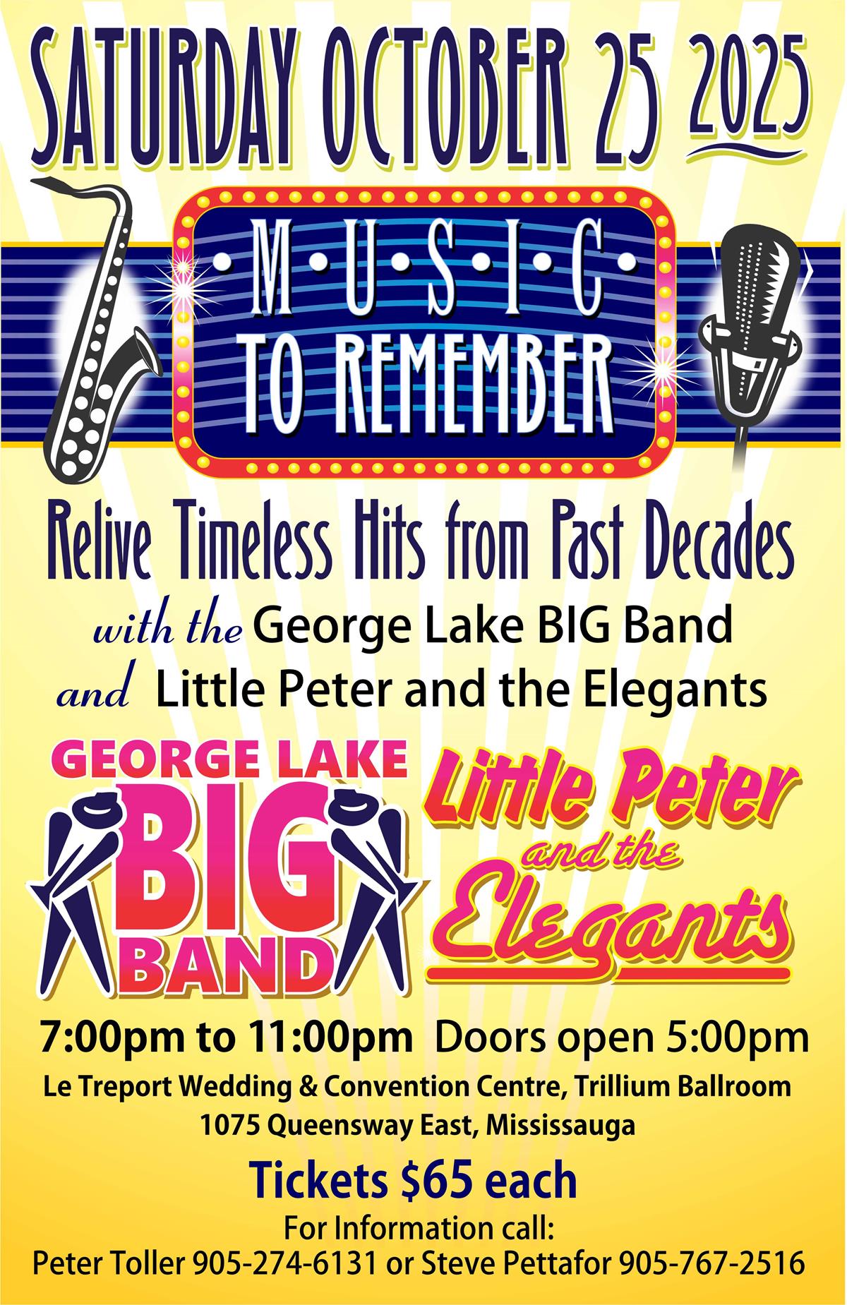 Music to Remember image source: George Lake BIG Band 