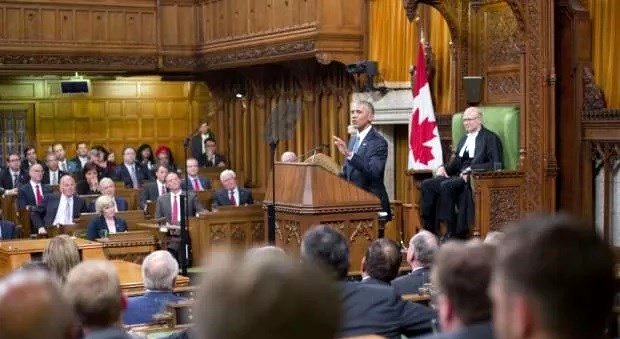 President Barack Obama speech at Parliament, Ottawa Canada 29 June 2016 Google image from http://www.hiiraan.com/images/gallery/2016/jun/20166306360284695460728712a.jpg
