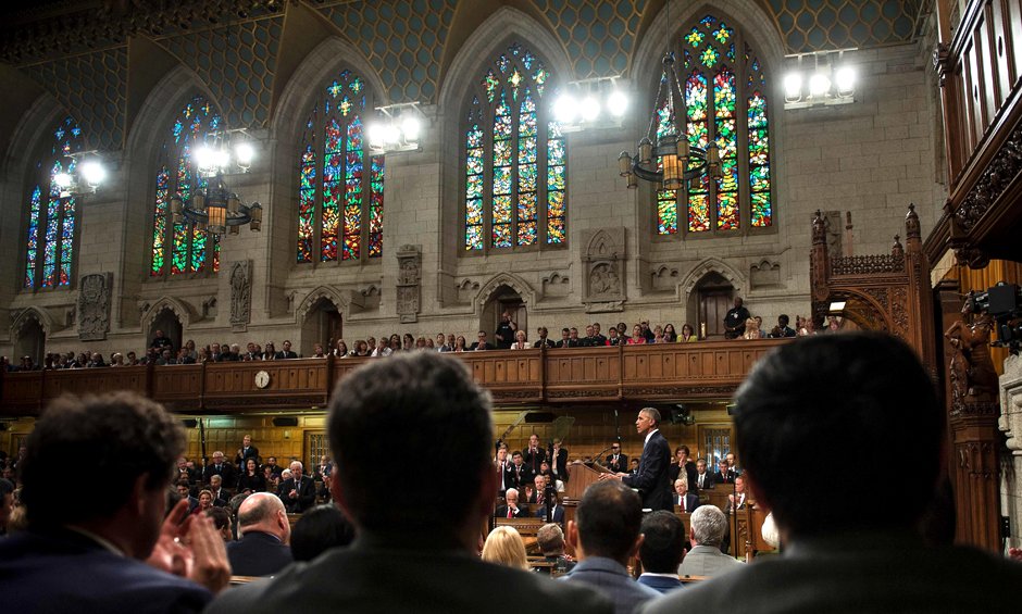 President Barack Obama speech at Parliament, Ottawa Canada 29 June 2016 Google image from 