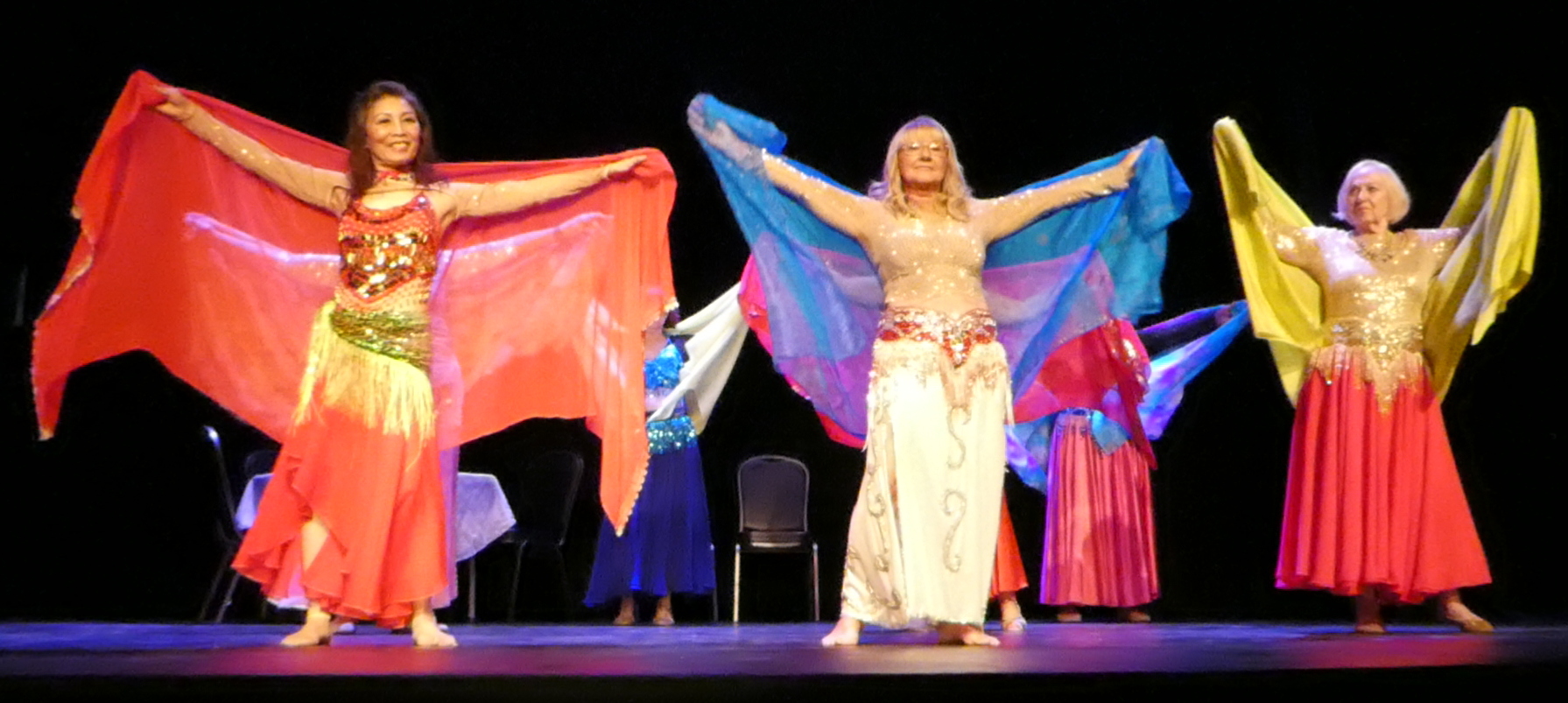 Oriental Veil by Sahara Silks belly dancers at Maja Prentice Theatre 26 March 2024