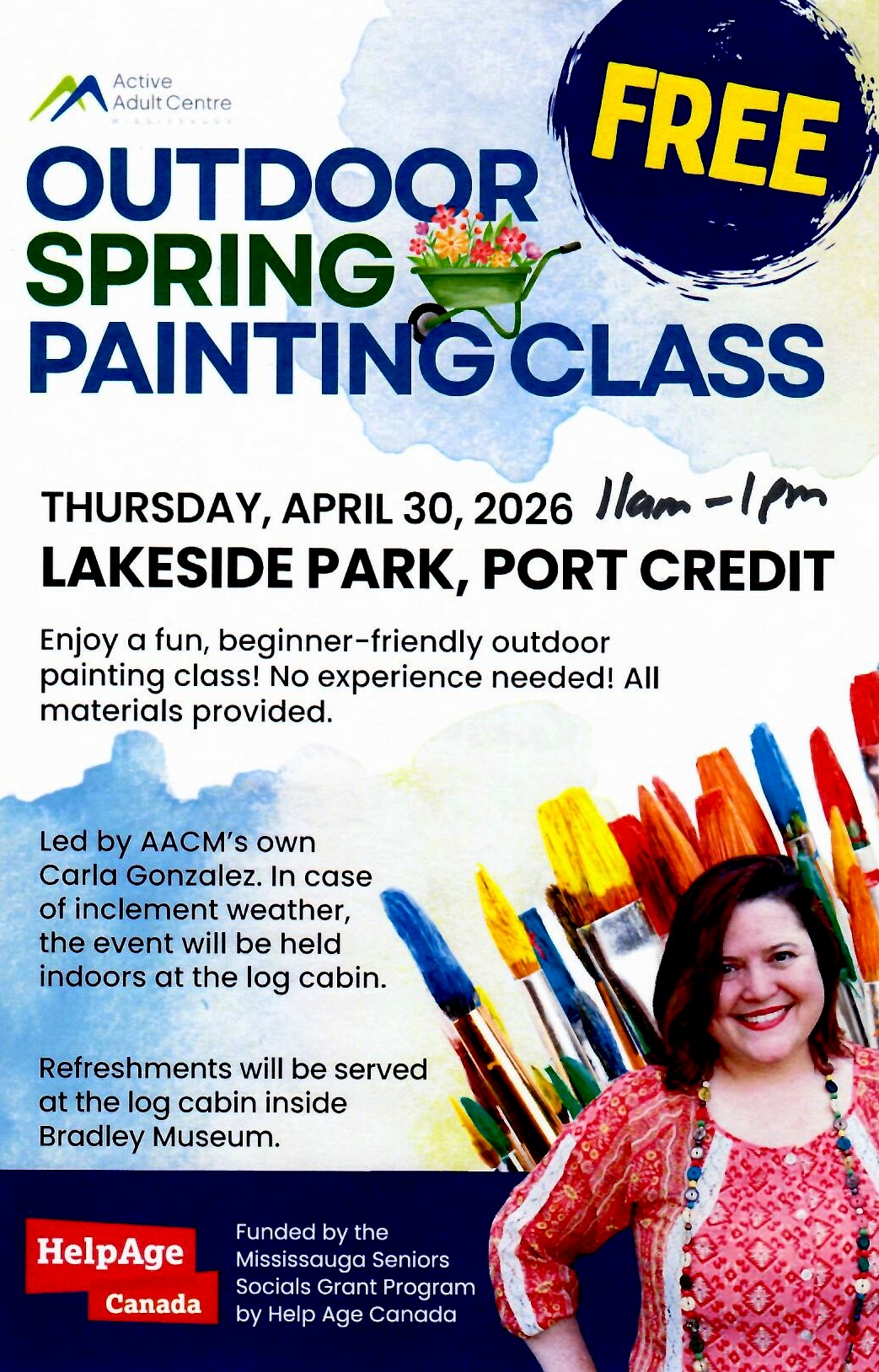 Outdoor Spring Painting Class image source: AACM