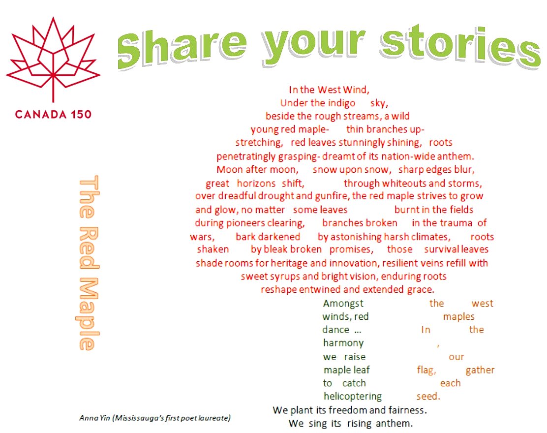 Red Maple Poem by Anna Yin Google image from https://www.eventbrite.ca/e/our-stories-co-creating-cultural-and-artistic-experiences-tickets-36282554096