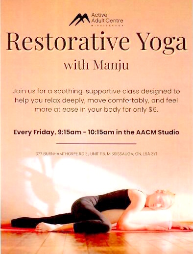 Restorative Yoga image source: AACM