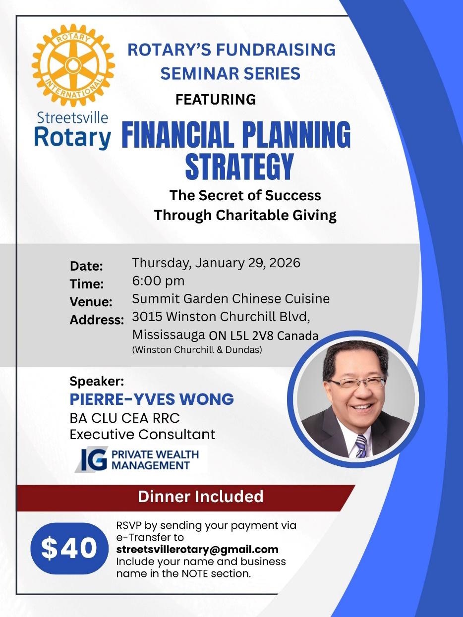 Rotary Financial Planning Strategy image source: IG Wealth Management
