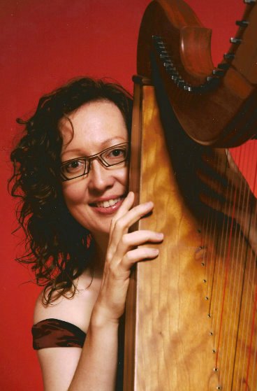 Sharlene Wallace with Celtic Harp Google image from http://www.imarts.com/wp-content/uploads/2013/03/wallace1.jpg