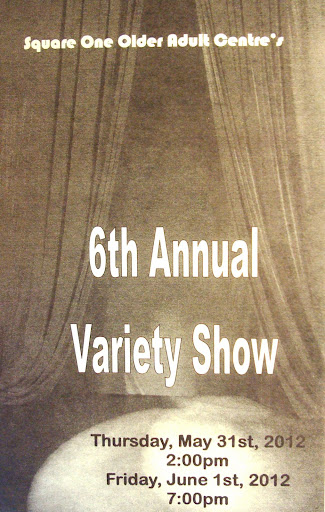 6th Annual Variety Show Program Cover