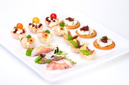 Appetizer Google image from http://www.painlesscooking.com/images/appetizers-tray.jpg