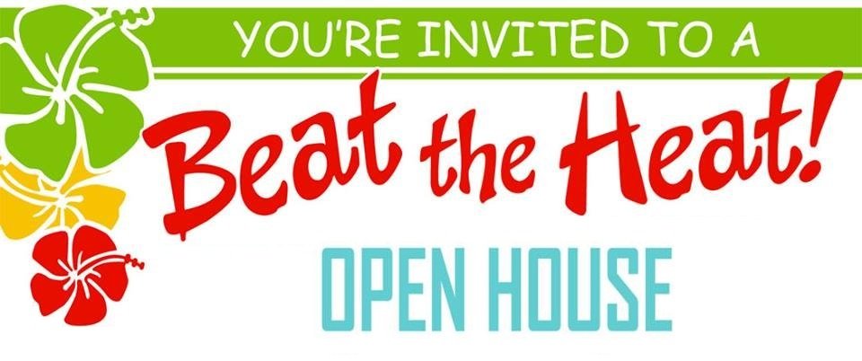 Beat the Heat Open House Google image adapted from http://tooeletoday.com/wordpress/wp-content/uploads/2015/07/open.jpg