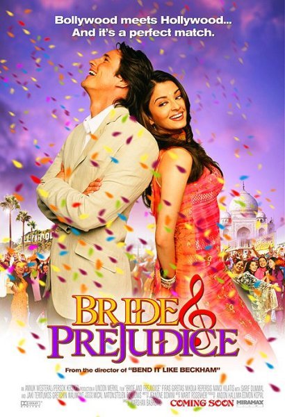 Bride and Prejudice (2004) Movie Poster Google image from http://upload.wikimedia.org/wikipedia/en/b/b2/Bride-and-prejudice.jpeg