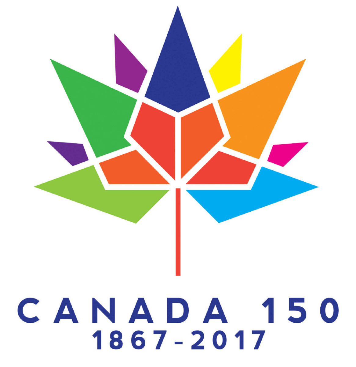 Canada 150 Logo designed by University of Waterloo student Ariana Cuvin circa April 2015 Google image from https://www.thestar.com/news/canada/2015/04/28/controversial-canada-150-logo-design-contest-won-by-university-of-waterloo-student.html