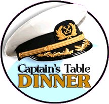 Captain's Table Dinner Google image from http://www.royalpalmmarina.com/Images/captains-table-dinner.gif