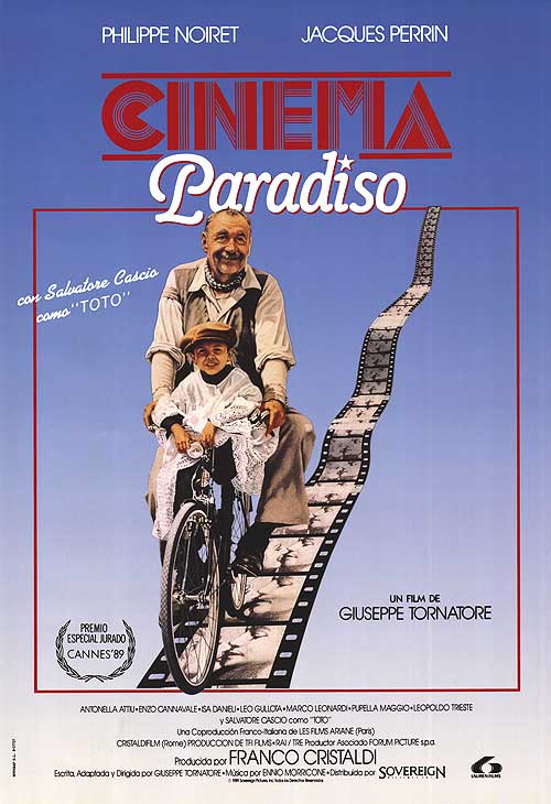 Cinema Paradiso (1988) Movie Poster Google image from https://www.movieposter.com/poster/MPW-26133/Cinema_Paradiso.html