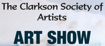Clarkson Society of Artists' Art Show adapted from Google image http://www.mississaugaartscouncil.com/wp-content/uploads/2016/03/2016-CSA-Art-Show-Invitation-579x1280.jpg