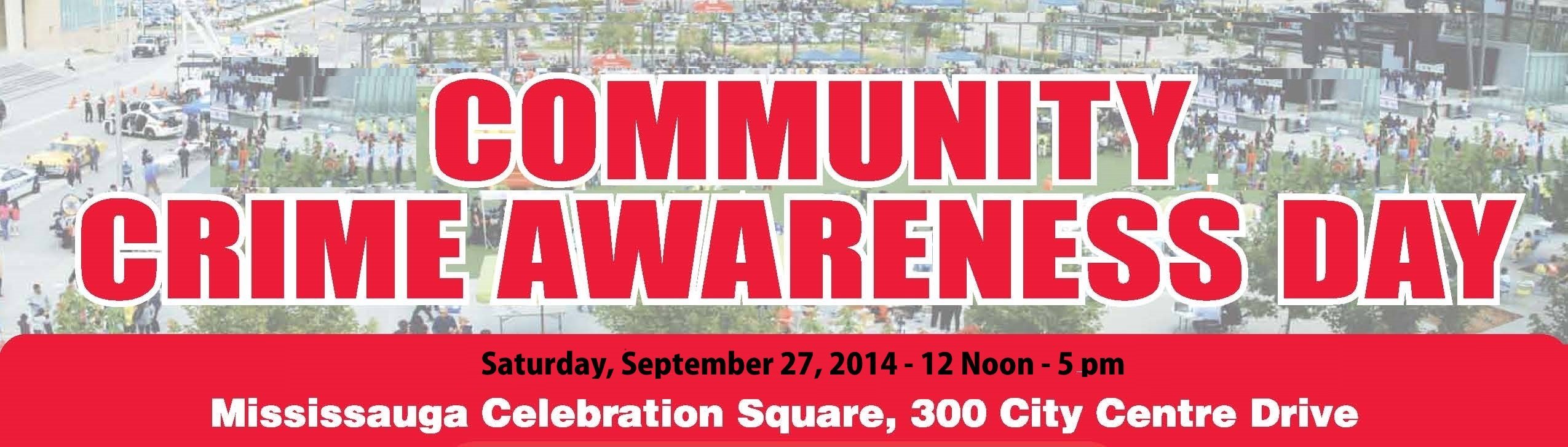 Community Crime Awareness Day adapted image from http://www.crimeawareness.ca/event.php
