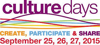 Culture Days 2015 Logo Google image from http://culturedays.ca/en/resources/r/culture-days-logos
