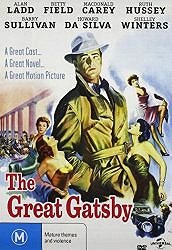 Great Gatsby 1949 starring Alan Ladd and Betty Field, DVD