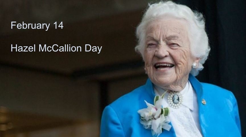 Hazel McCallion Day image adapted from Bonnie Crombie email 1Feb17