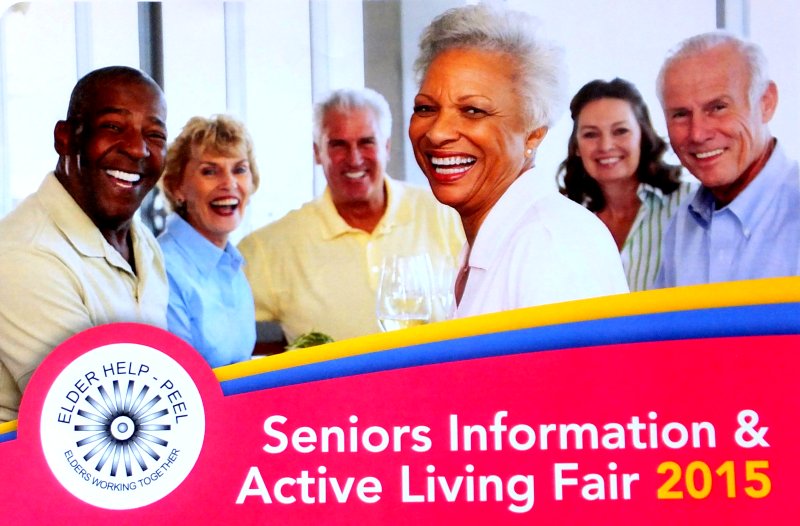 Seniors Information and Active Living Fair 2015 image from Elder Help-Peel flyer