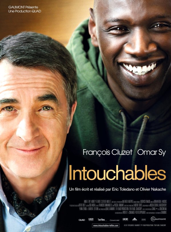 The Intouchables Movie Poster Google image from http://stateofmind13.files.wordpress.com/2012/03/intouchables-movie-poster.jpg