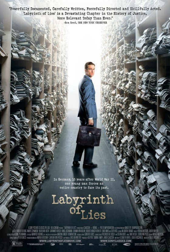 Labyrinth of Lies Movie Poster Google image from http://freshfiction.tv/wp-content/uploads/2015/09/Labyrinth-onesheet-560x830.jpg