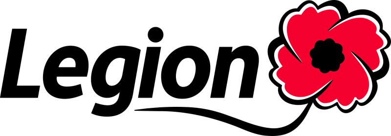Canadian Legion Logo Google image from http://legiontvs44.com/wp-content/uploads/2009/03/RCL_logo_2COL.jpg