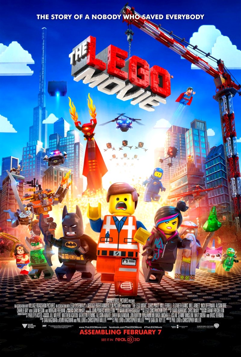 Lego Movie (2014) Movie Poster Google image from http://www.impawards.com/2014/lego_movie_ver9_xlg.html