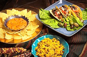 Mexican Food Google image from http://www.kids-cooking-activities.com/fiesta-theme-dinner.html