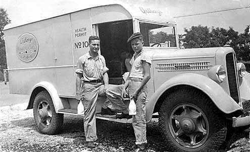 Anthony's Pure Milk delivery truck from 1937 image from http://historicnashville.wordpress.com/2009/01/14/anthonys-pure-milk-company/