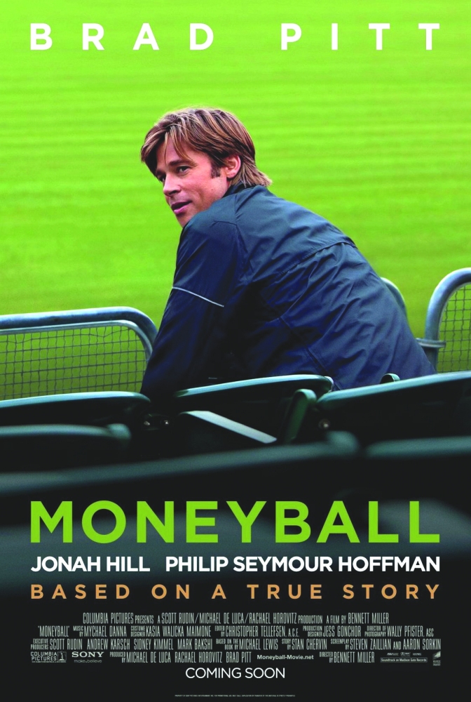 Moneyball Movie Poster Google image from http://maceandcrown.com/wp-content/uploads/2011/10/moneyball-poster.jpg