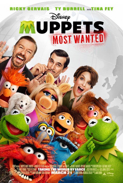 Muppets Most Wanted Movie Poster Google image from http://www.impawards.com/2014/muppets_most_wanted.html