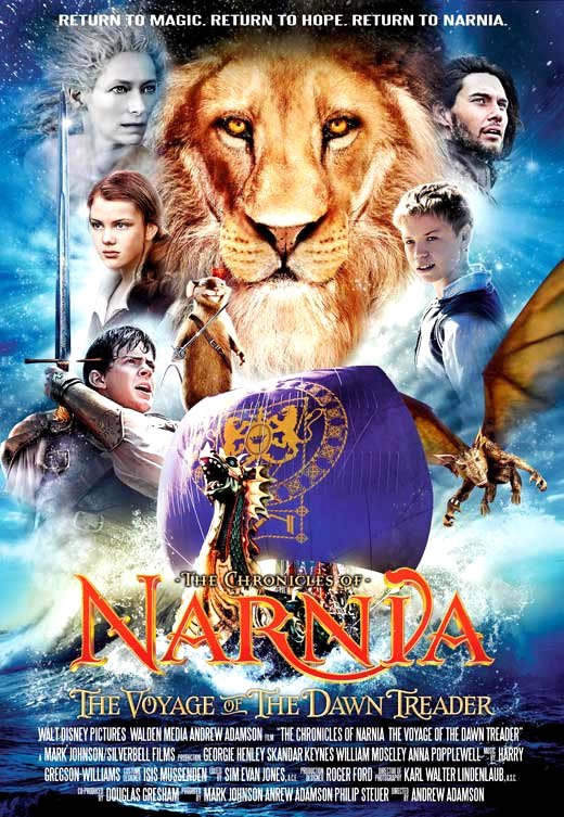 The Chronicles of Narnia: The Voyage of the Dawn Treader (2010) Movie Poster Google image from http://garydavidstratton.com/?attachment_id=1072
